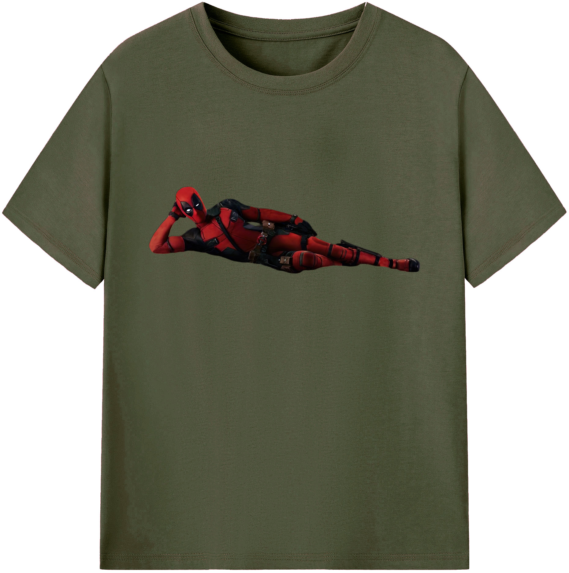 （画像用） Deadpool デッドプール 綿100％ メンズ半袖Tシャツ｜肌触りやわらか＆通気性